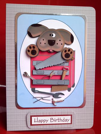 Patch Puppy and Tool Trolley by Cynthia Massey