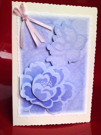 Subtle Shade Blossoms Backing Paper by Cynthia Massey