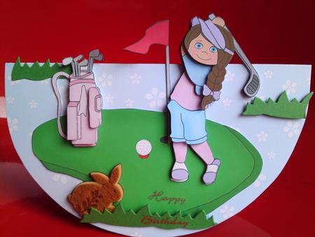 Golfer by Cynthia Massey