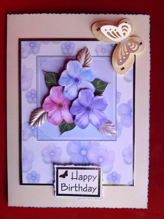 A Trio of Painted Flowers by Cynthia Massey