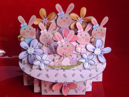 Easter Bunnies Shelf Card Kit by Cynthia Massey