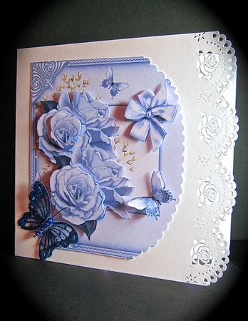 Blue Roses by Cynthia Massey