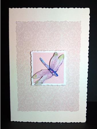 Swirly Vines Background in Rose by Cynthia Massey