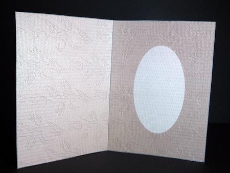 Floral Embossed Insert by Cynthia Massey