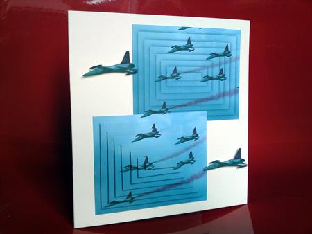 Display Aeroplanes Stacker Sheet for Your Card Making by Cynthia Massey