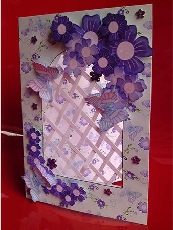 Butterfly Fantasy - Trellis Card Kit by Cynthia Massey