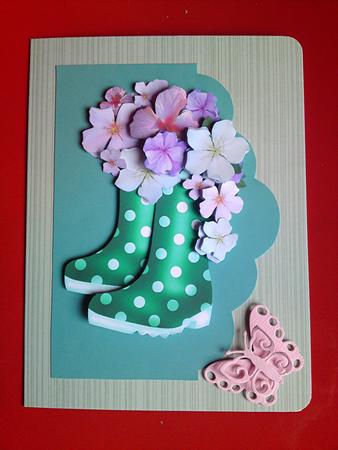 Bootiful - Wellie Boots - Jade Green by Cynthia Massey