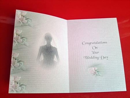 Bridal Wedding Day Insert by Cynthia Massey