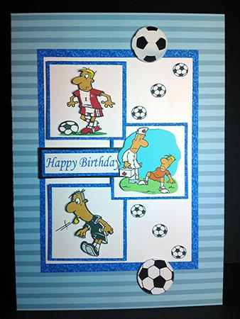 Three Squares Football by Cynthia Massey