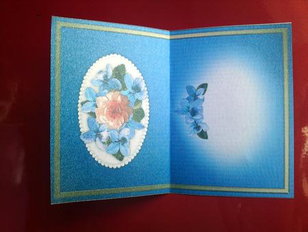 Flowers & Pearls Landscape Insert by Cynthia Massey
