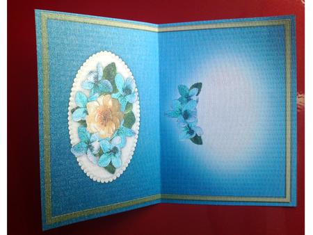 Flowers & Pearls Landscape Insert by Cynthia Massey