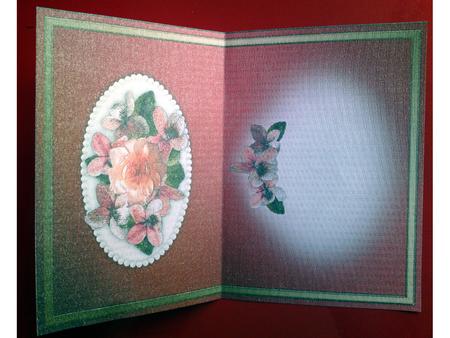 Flowers & Pearls Landscape Insert by Cynthia Massey