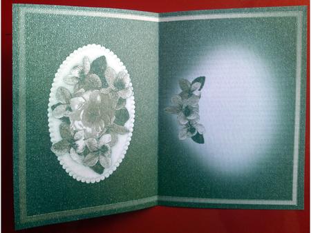 Flowers & Pearls Landscape Insert by Cynthia Massey