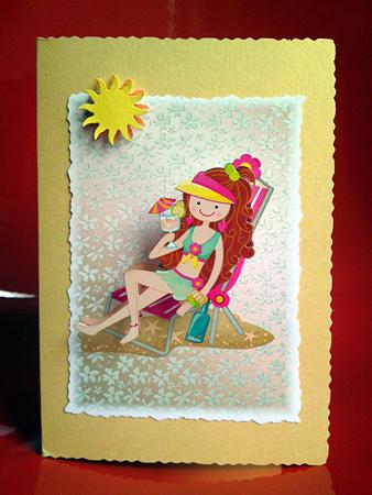 Gold Metallic Flowers Matching Vellum by Cynthia Massey