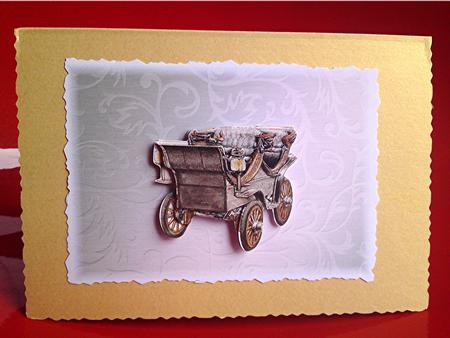 Elegant Metallic Greeting Matching Vellum by Cynthia Massey