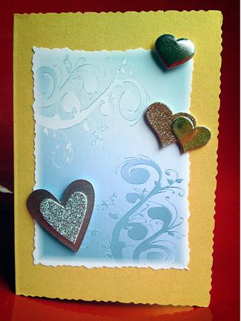 Flowers with Diamonds Matching Vellum by Cynthia Massey