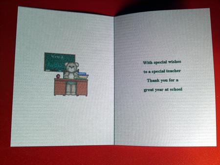 Teacher Insert by Cynthia Massey