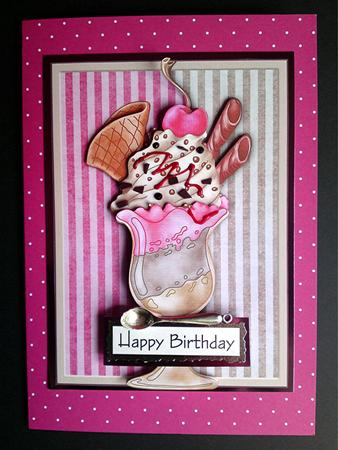 Cherry Quick Card by Cynthia Massey