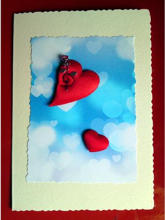 Backing Paper White Hearts by Cynthia Massey