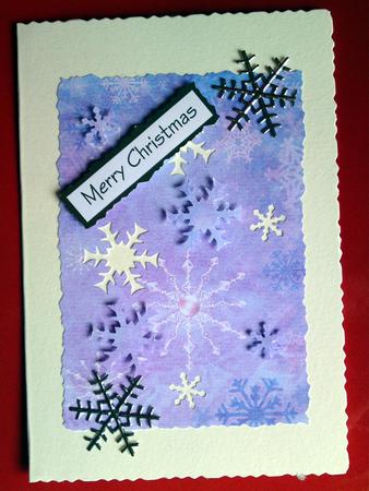 Watercolour Snowflake Topper 6 by Cynthia Massey