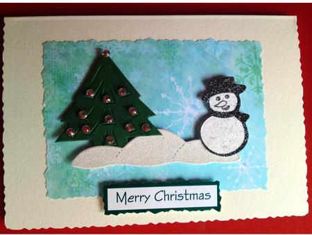 Watercolour Snowflake Background 1 by Cynthia Massey