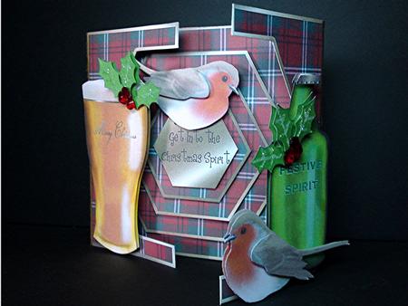 Aperture Hex Gatefold - Get Into the Christmas Spirit by Cynthia Massey