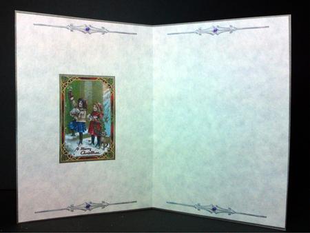 We Bring You Christmas Wishes Blank Insert by Cynthia Massey