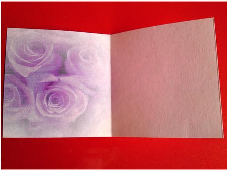 Luscious Lilac Rose Vellum or Insert by Cynthia Massey