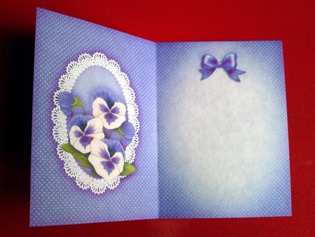 Pansy, Lace and Pearls Matching Insert A5 Portrait by Cynthia Massey