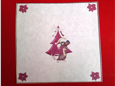 Christmas Tree approx: 8x8ins Insert by Cynthia Massey
