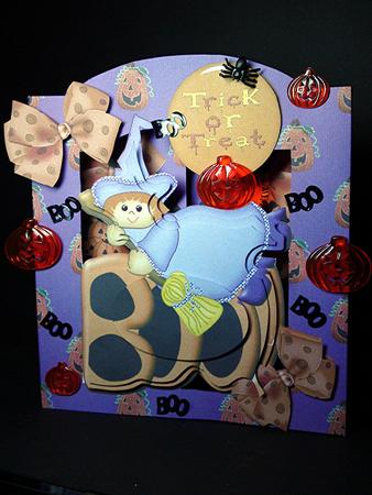 Halloween Boo!back to Front Card Kit by Cynthia Massey