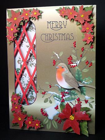Robin Redbreast Trellis/aperture Card Kit by Cynthia Massey