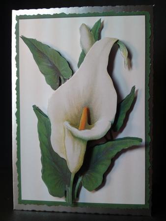 Calla Lily Easy to Cut Decoupage by Cynthia Massey