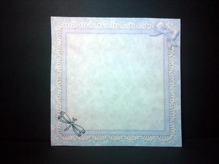 Dreamy Dragonflies Matching 8 x 8 Insert Panel and Greetings by Cynthia Massey