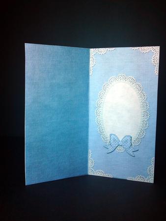 Dl Pearls and Lace Card Front or Insert by Cynthia Massey