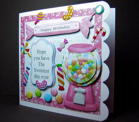 Hope You Have the Sweetest Day Ever 8x8 Card Front by Cynthia Massey