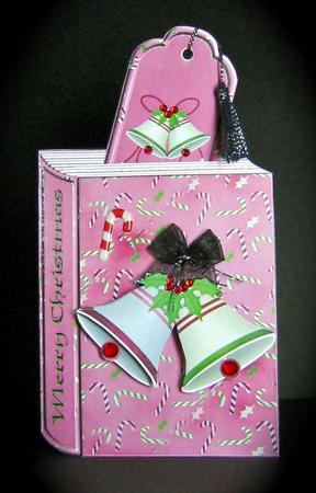 Christmas Bells Book Card by Cynthia Massey