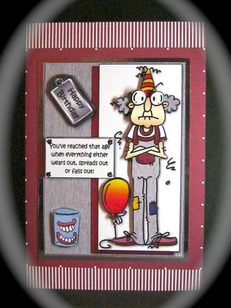 Gus You've Reached That Age Quick Card by Cynthia Massey