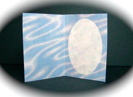 Sumptuous Satin A5 Insert - Baby Blue by Cynthia Massey