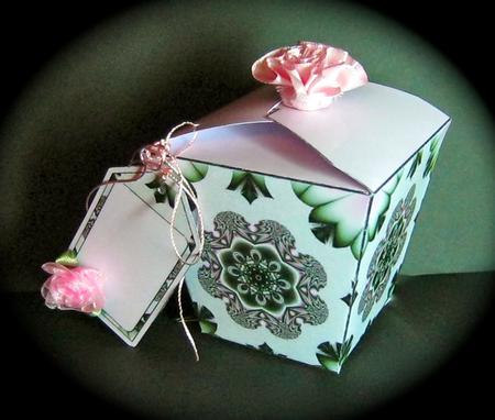 Treat Box & Tag #1 by Cynthia Massey