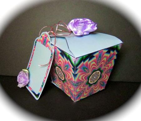 Treat Box & Tag #2 by Cynthia Massey