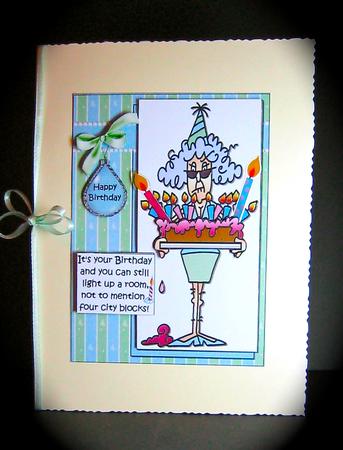 Stella Can Light Up a Room Quick Card by Cynthia Massey
