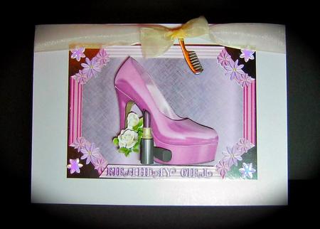 Birthday Girl Shoe by Cynthia Massey