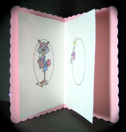 Stella Says the Cards Like a Lotto Ticket Insert by Cynthia Massey