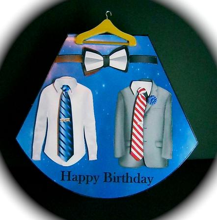 Male Wobblecard Men's Clothes by Cynthia Massey