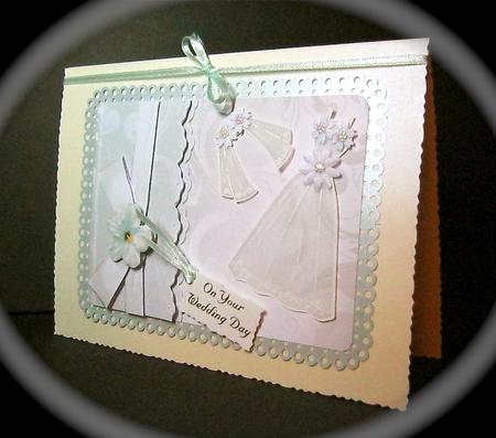 Cream Background Damask Lace by Cynthia Massey