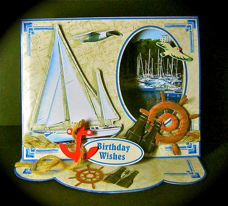 C-thru Easel 3D Card Kit - Sailing by Cynthia Massey