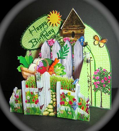 3D Box ' Gone to Lunch' by Cynthia Massey