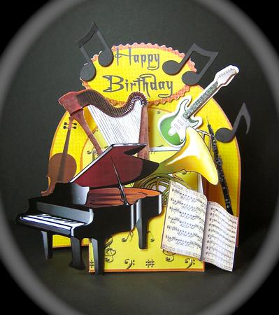 3D Box 'classical Music' by Cynthia Massey