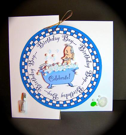Soaking Up the Sud's - Plate Card by Cynthia Massey